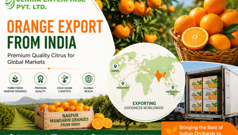 orange export from india